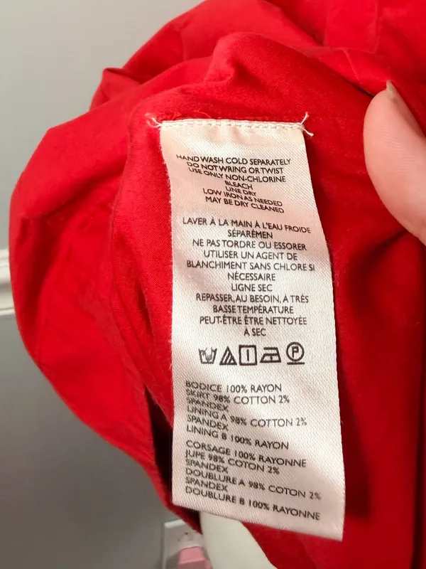 Maeve by Anthropologie Twist Halter Tie-Neck Mini Dress in red size small - Image 9