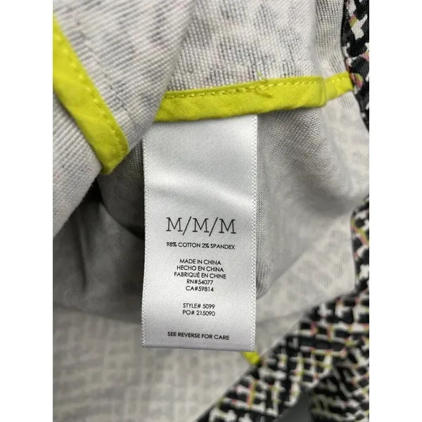 CAbi Cliffside Moto Jacket Abstract Multicolor Full Asymmetric Zip 5099 Size‎ M - Image 6
