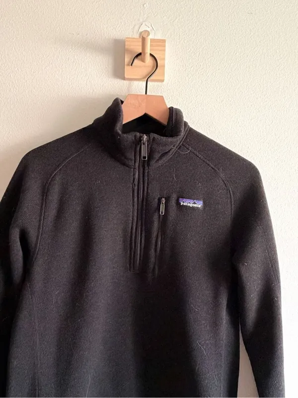 Patagonia Quarter Zip Sweatshirt Size XS - Image 3