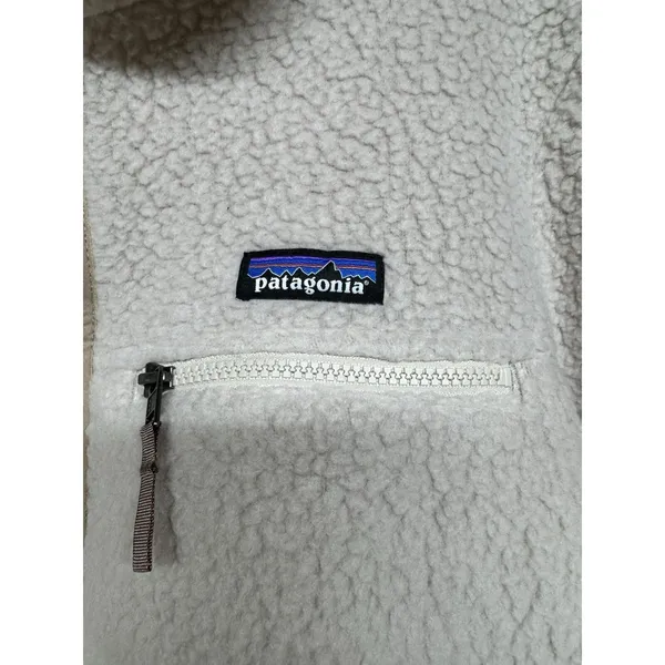 Patagonia Retro Pile Fleece Jacket Shroom Taupe Women's Size XL‎ - Image 8