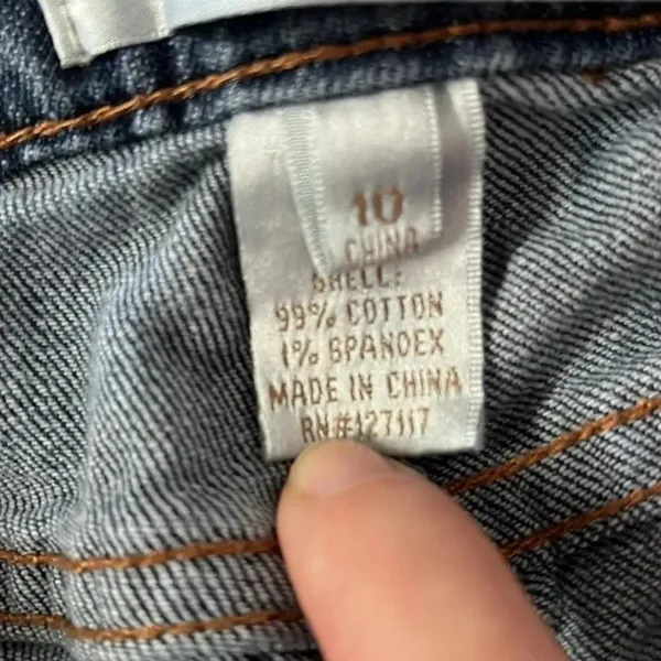 Badgley‎ Mischka American Glamour women’s denim jeans size 10 cotton blend jeans - Image 8