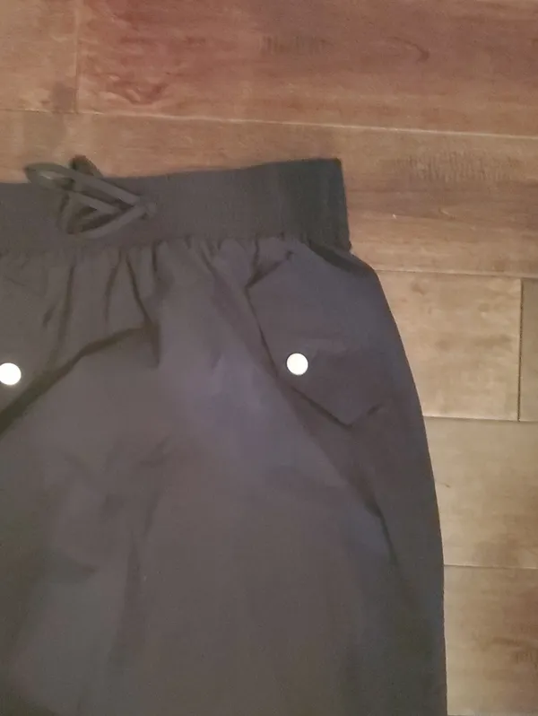 Black Drawstring Maxi Skirt - Women Size Small Super Light - Image 2