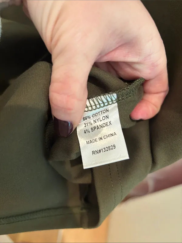 Revolve Strapless Dress Olive Green Bodycon NWT Size XXS - Image 8