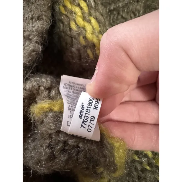 Aerie Women Size Large‎ Knit Sweater Wool Blend Preppy Loungewear Modern Winter - Image 13