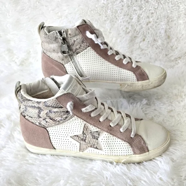 Vintage Havana Ice Blush Snake High Top Size 11 - Image 2