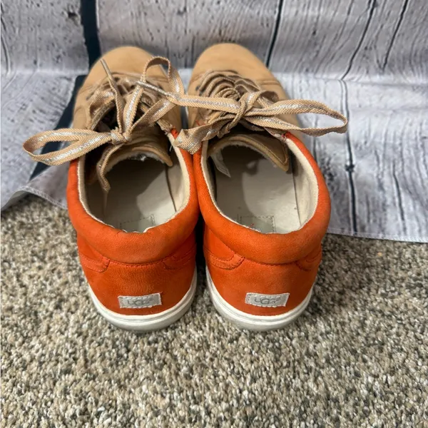 Women’s UGG Tommy Prix sneakers in tawny and Orange size 8.5 - Image 7