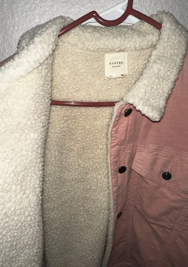 Francesca's Sherpa Lined Corduroy Jacket - Image 2