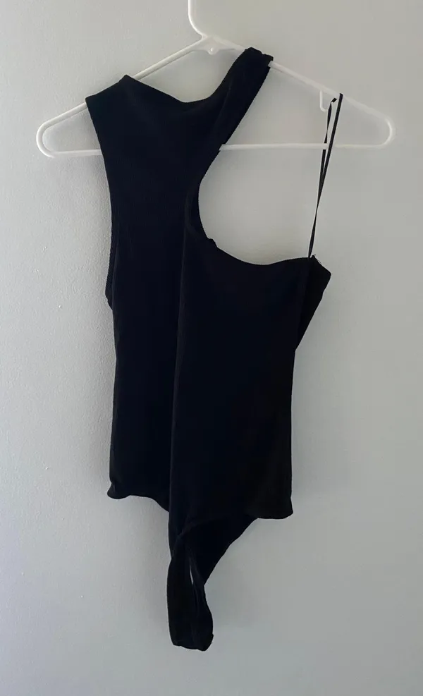 the label black cut out bodysuit - Image 3