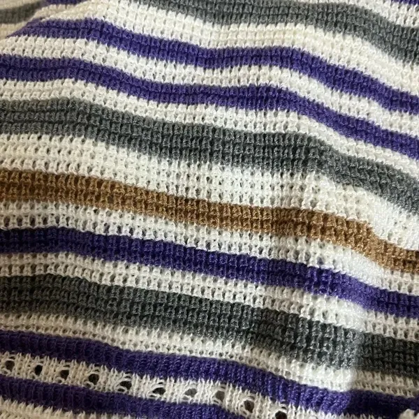 NWT Ten Sixty Sherman Woman’s Stripe Mock Neck Sweater -L - Image 5