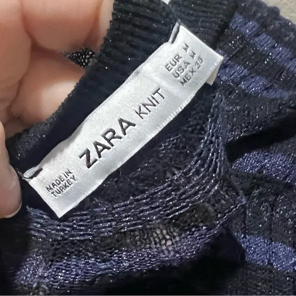Zara knit striped jersey dress - Image 6
