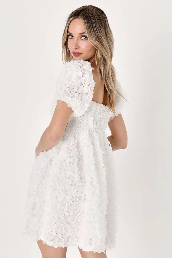 Lulus White Mini Dress - Image 2