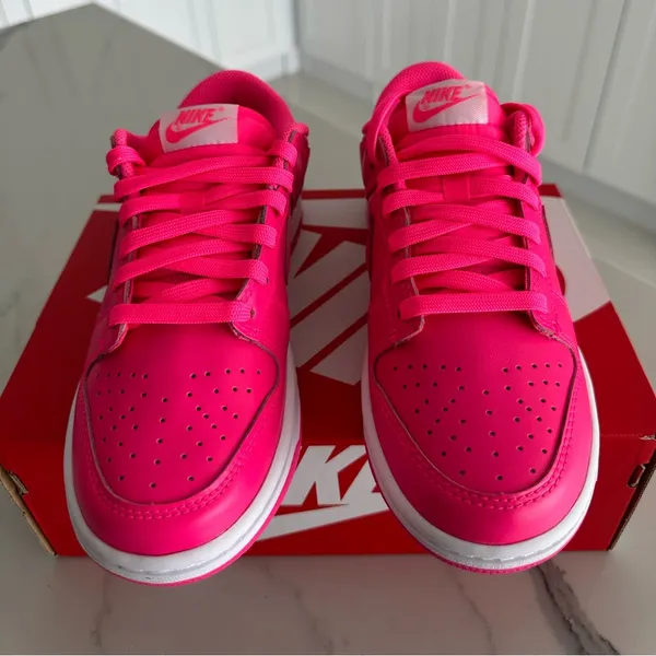 Nike Dunk Low Hyper Pink Sneakers - Image 3