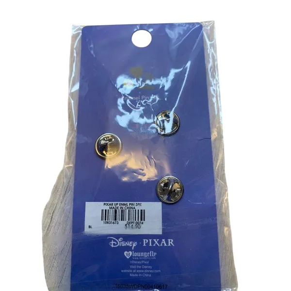 New loungefly boxlunch Disney Pixar Up Enamel Pin Set of 3 grape soda adventure - Image 3