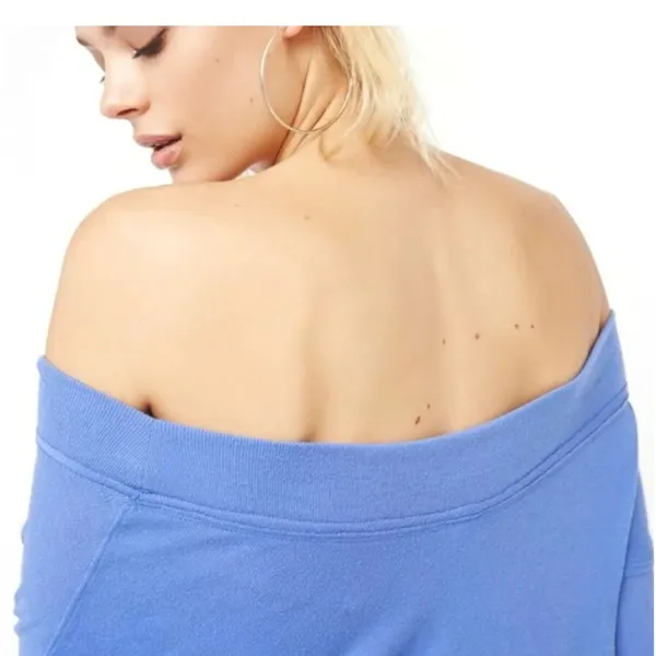 Free People We The Free Grapevine Long‎ Sleeve Tunic in the color Sky Blue XS - Image 5