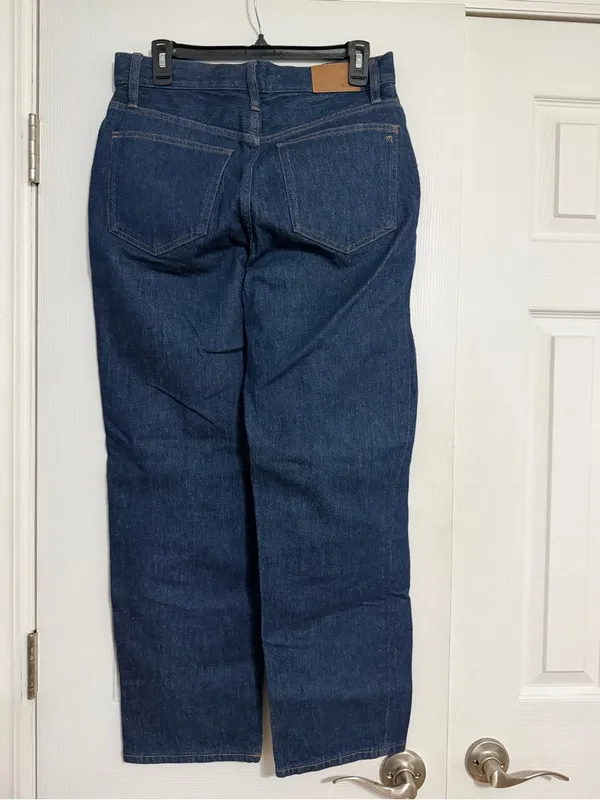 Madewell‎ perfect vintage straight Jean seam detail size 28 waist 30” 90’s 70’s - Image 10