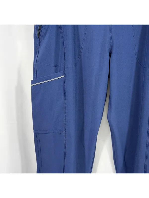 Certainty Petite Blue Cargo Jogger Scrub Pants S - Image 3