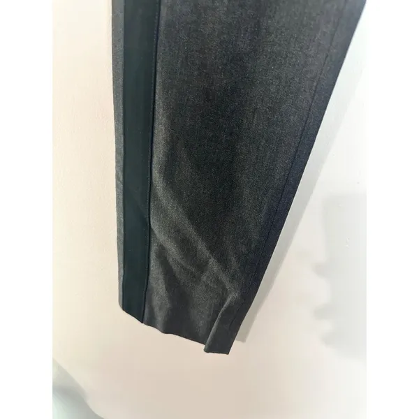 Banana Republic Sloan Slim Ankle Pants Gray Black Tuxedo Side Stripe Womens‎ 4 - Image 4