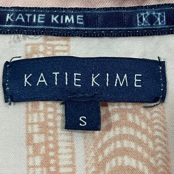 Katie Kime Nashville Toile Short Sleeve Pajama Top - Orange/Pink - Small - Image 7