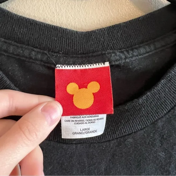 ✨ Disney‎ Black Embroidered Goofy Orlando Florida Shirt Large - Image 4