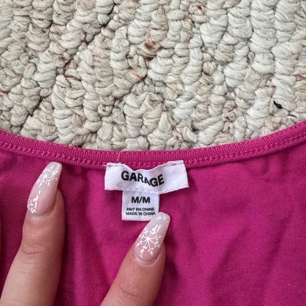 Pink square neck Top - Image 3