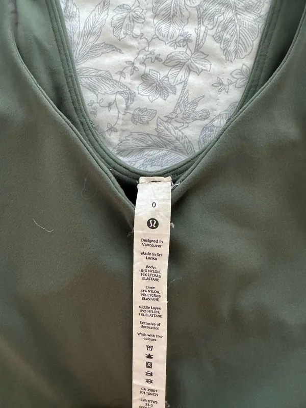 Lululemon Align Tank Midnight Green - Image 4