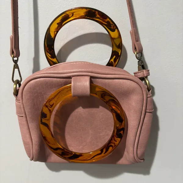 Lucite Handle Crossbody Bag Small - Image 4