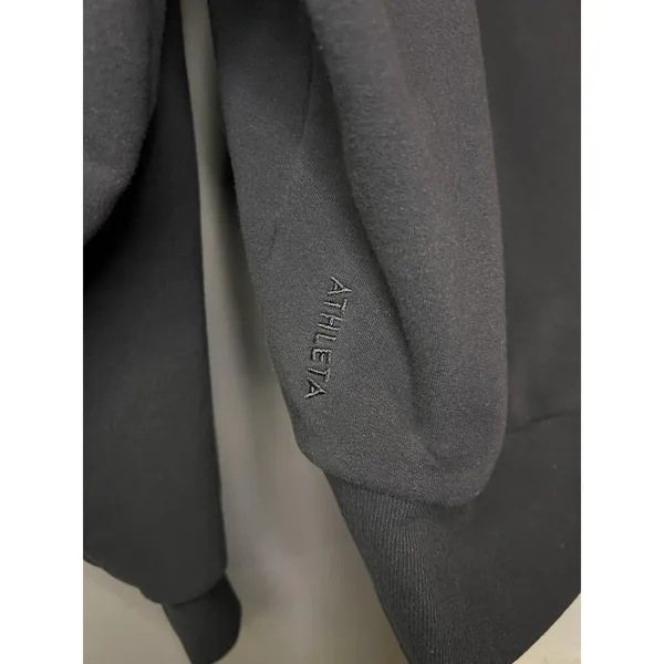 Athleta Sweatshirt Womens Medium Black Power Of She Fleece Raglan Pullover - Image 6