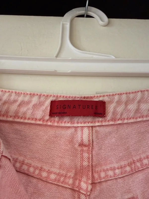 Jean shorts Pink Size M - Image 4