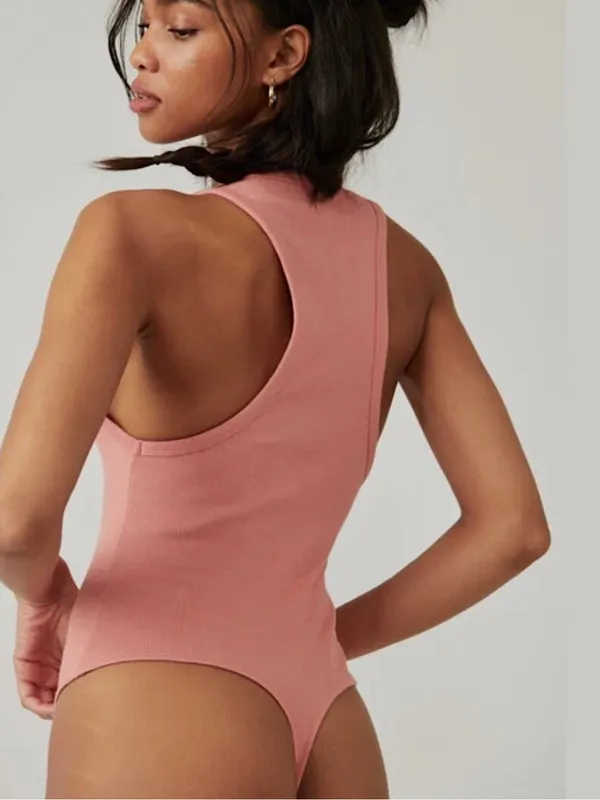 Intimately Free People Brexkey Bodysuit Size XS in Pink - Image 2