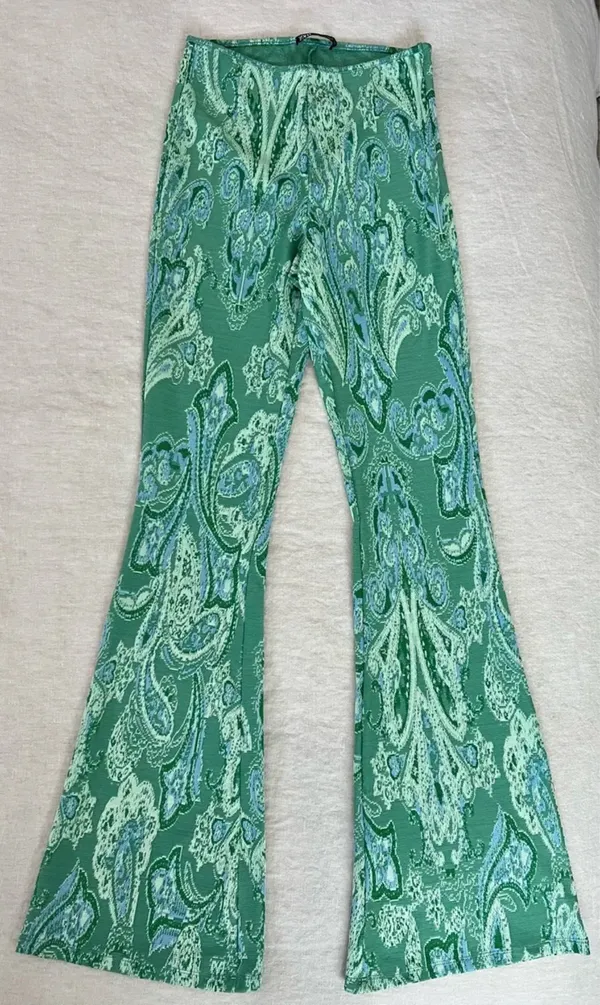 Zara High-Waisted Flare Pants - Image 2