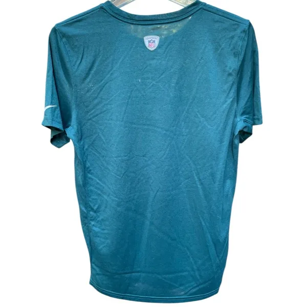 Philadelphia Eagles Nike Dri-Fit Tee Unisex Sz L (runs small)Green Graphic NFL - Image 2