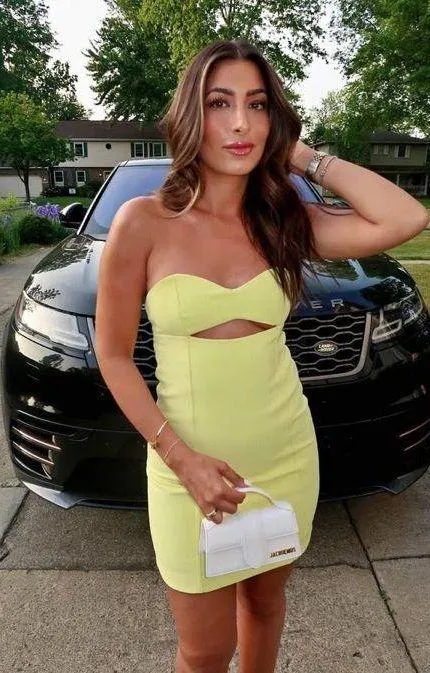 Zara Bodycon Strapless Mini Lemon Party Coctail Shower Bridal 🍋Dress - Image 6