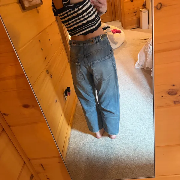 Free People Barrel Jeans - Image 2
