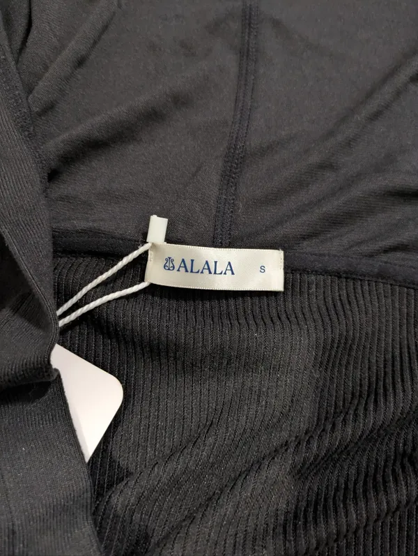 NWT Alala Black Hooded Cardigan Size Small - Image 2