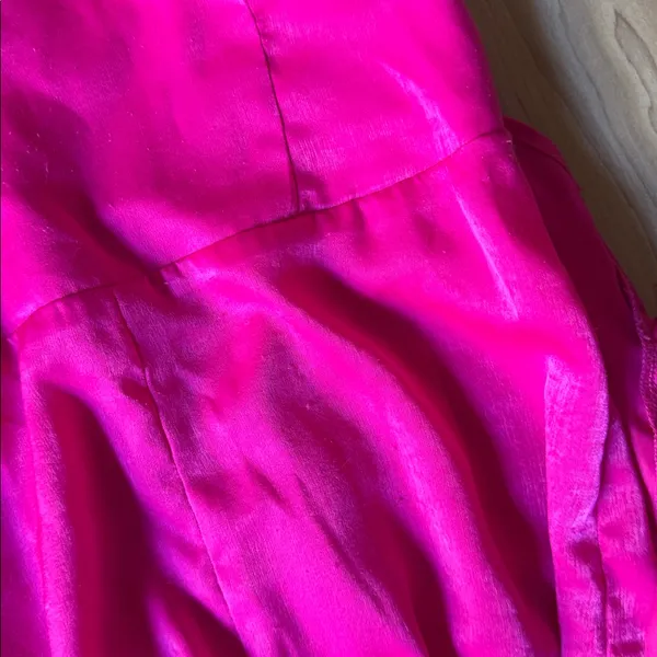 Show Me Your MuMu Hot Pink Romper with Back Skirt - Image 2