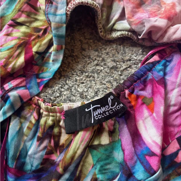 Euro Y2K Floral Halter Top - Image 2