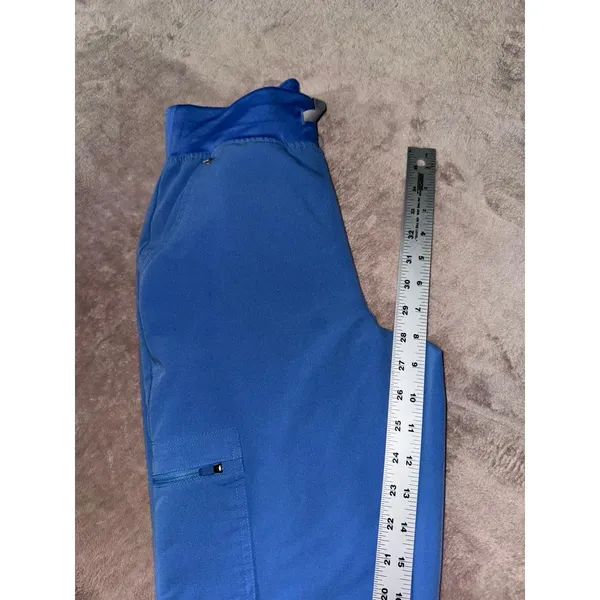 Figs Women's‎ Zamora Blue Skinny Jogger Scrub Pants Size XSmall - Image 9
