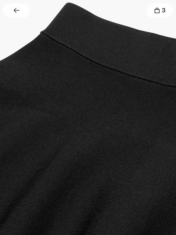 New With Tags Aritzia Babaton Sculpt Knit Elevator Skirt Sz L - Image 6