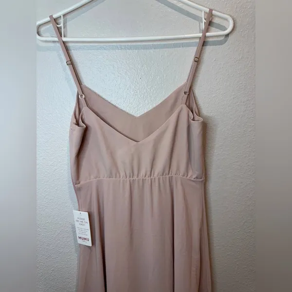 Show Me Your‎ Mumu NWT Faith Maxi Dress Dusty Blush Pink Size XS Bridesmaid - Image 10