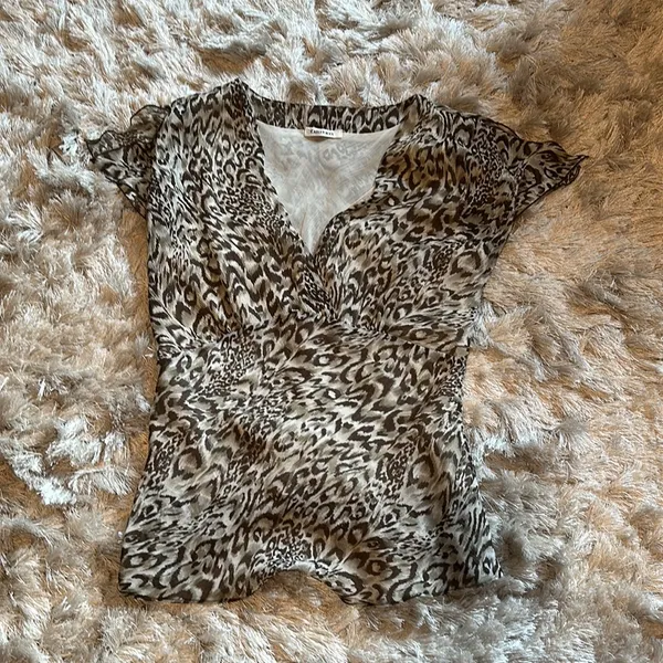 Women’s Blouse Brown Size M - Image 3