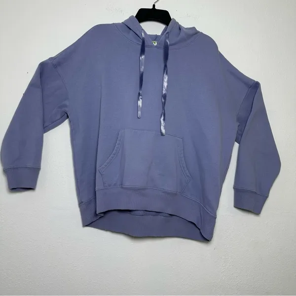 GreenTea Women’s Dusty Light Purple Spring PullOver Hoodie & TieDye Drawstring - Image 3