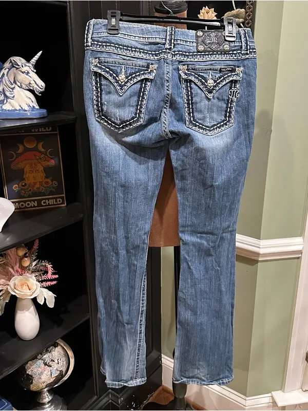 Miss Me JP55014‑13 Bootcut Jeans – Classic Embellished Pockets – Size 30 - Image 6