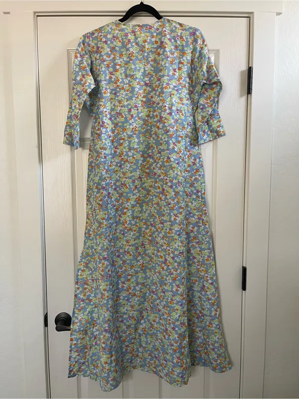Roller Rabbit Women’s Marine Anu Kurta Floral Dress Size XS - Image 7