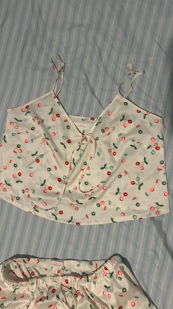 Target colsie cherry satin pj set - Image 6