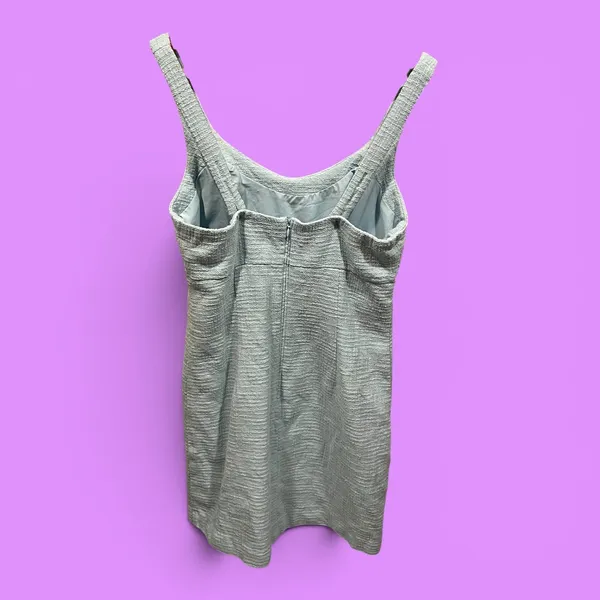 Cute Abercrombie & Fitch baby blue textured tapestry dress preppy festival - Image 2