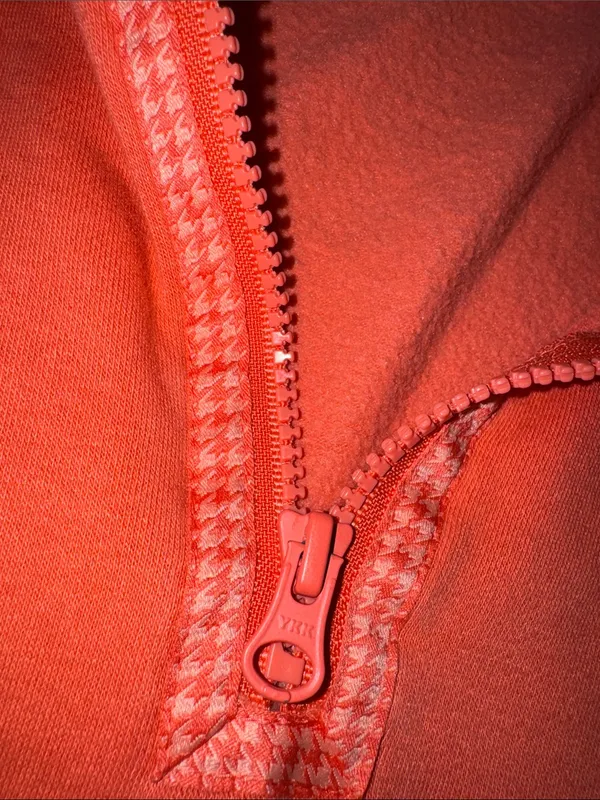 Nike womens Coral Quarter-Zip Pullover Sweater - Image 2