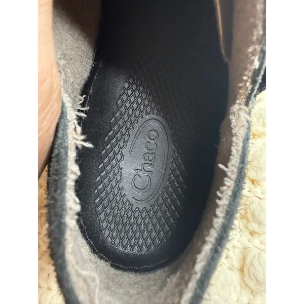 NEW CHACO Women's 7 Paonia Clogs Wool Slip On Hiking Shoe Charcoal Gray - Image 8
