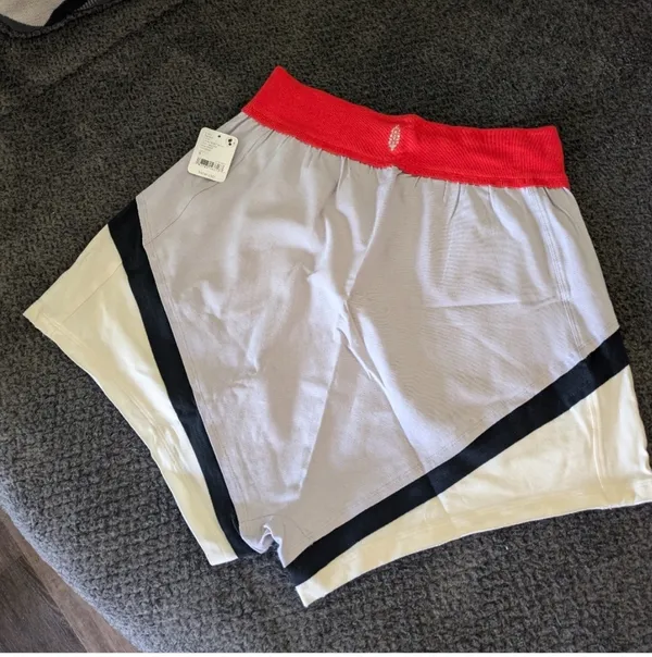NWT Free People Hot Shot Harem Short Colorblock, Raindrop Combo - Image 7