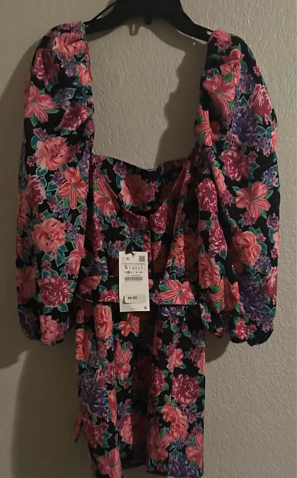 ZARA Floral Dress - Image 4