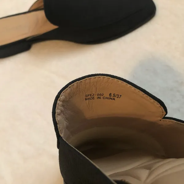 Black and Tan Animal Print Mules size 6.5 New Without Box minimalist business - Image 3